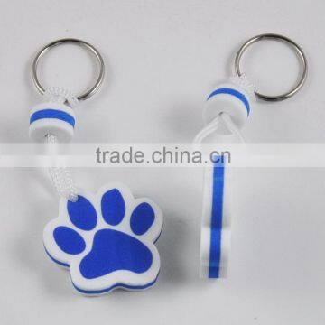 Guangzhou factory floatable keychain, foam floating key chain