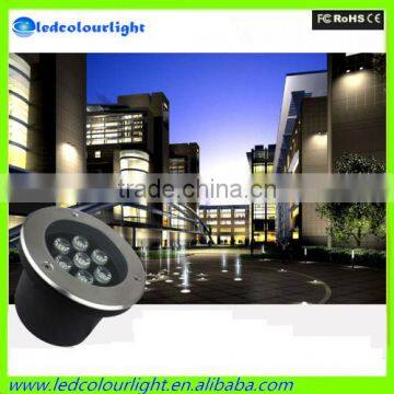 Super bright COB led recessed paving underground light 18W/27W round led garden decoration inground lamp