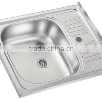 50x60 Lay-on Stainless Steel Kitchen Sink (DE303)