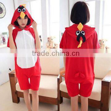 New Red Bird Short Sleeve Comfortable Night or Day Adult Wear