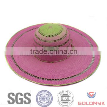 Women's paper straw hat