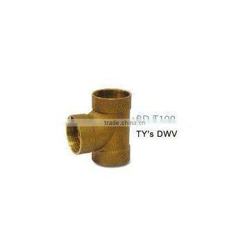 Cast Copper DWV TY, Cast DWV pipe fittings