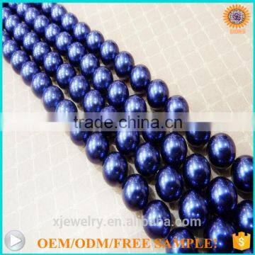 wholesale professional custom purple colored loose pearls