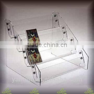 New Style Custom newspaper display rack acrylic magazine rack brochure holder