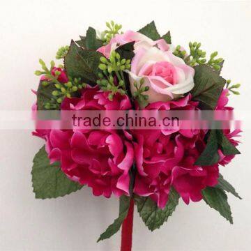 artificial flower bouquet , wedding decorative silk roses and peony bouquet