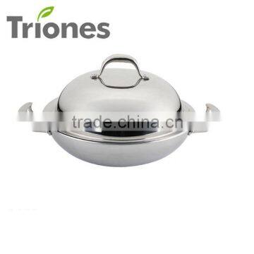 5-ply s/s wok