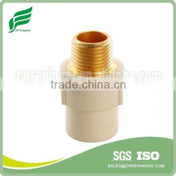 CPVC ASTM D2846 brass thread male adaptors hot & Cold water distribution systems