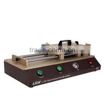 AIDA A766 Built-in Vacuum Tablet PC automatic OCA Film Laminating Machine OCA Laminator refurbish machine