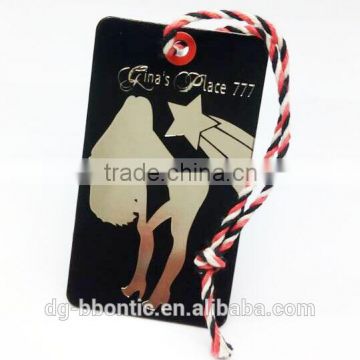 Black Paper Hang Tag