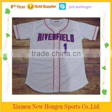 Make big size baseball jersey,baseball uniform