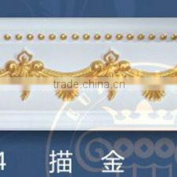 European and American style wall decoration Decorative PU Crown Moulding for Ceiling and Wall