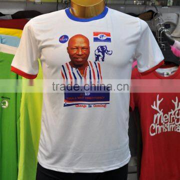 Customised Cheap Unisex Election T Shirts China Wholesale