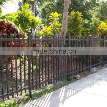 Customized aluminum fence, decorative aluminum fence panels, black aluminum fence