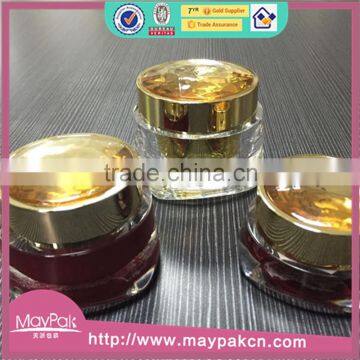 2016 new product cosmeitc packaging very luxury plastic container acrylic jar