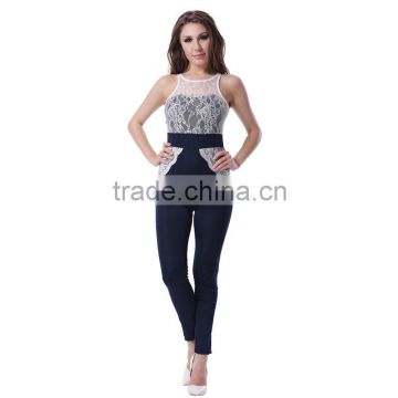 Vintage Type Ready Stocklot Hot Wholesale Women Plus Size Fashion Jumpsuit