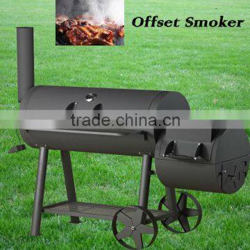 Offset Smoker Outdoor BBQ Grill Garden Smoker