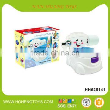 Plastic baby potty baby commode with music