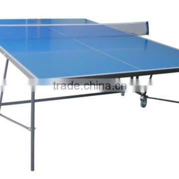 double -folding moveable table tennis table , 2016 latest pingpong table