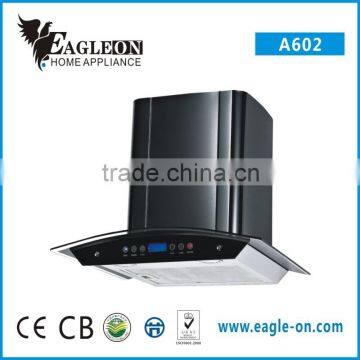 black hot sale kitchen range hood