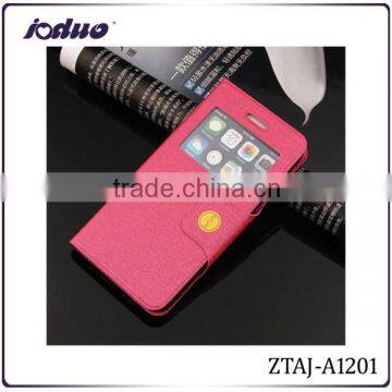 2015 New design flip type PU leather mobile phone shell for iphone 6