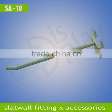 self-supporting Slatwall Hook for display stand