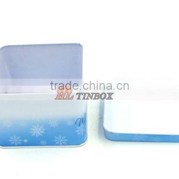 Christmas Square Candy Gift Tin Cans