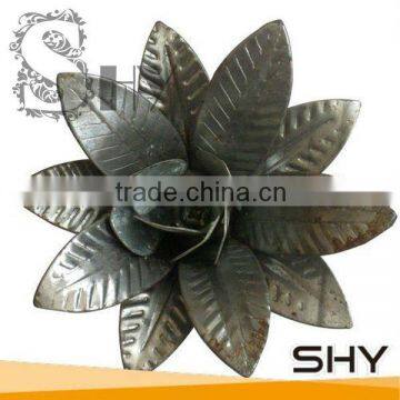 Custom Hand Hammered Iron Flowers Designs