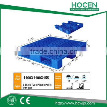 HDPE 3-Skids Plastic Pallet Price