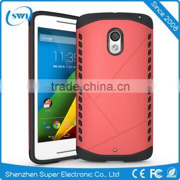 2 in 1 Rugged Shockproof Heavy Duty Slim Armor Cover Case for Moto X Play photo-2