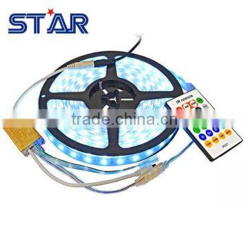 5050 30LED/M IP66 Wearable wireless flexible Waterproof RGB LED strips light