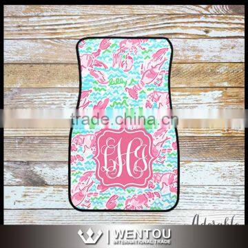 Personalized Lilly Pulitzer Monogram Car Mats