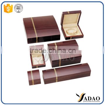 Novelty s jewelry set box velvet for commercial