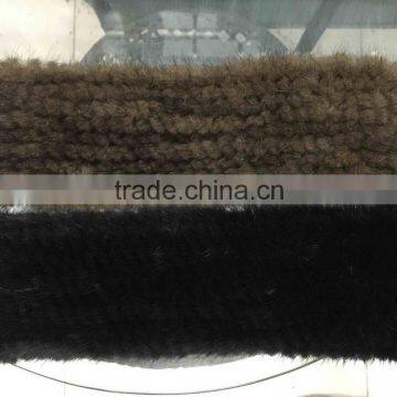 custom made accept knitted mink fur neckwear SC8