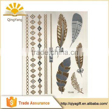 Metallic Flash Jewelry Body Temporary Sticker of Transfer Tattoo photo-5
