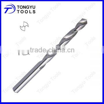 HSS POLISHED DRILL BITS, DIN338, WHITE FINISH.