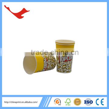 010 printed colorful popcorn paper cup