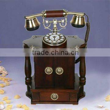 Wooden Box Antique Home Phones