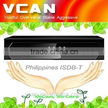 VCAN1047 Home ISDB-T Digital TV Receiver digital tv set top box for Philippines