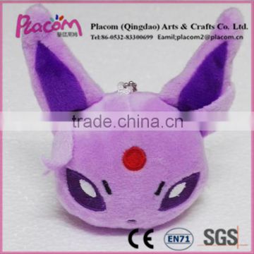 2016 Best selling Cute Fashion Promotional gifts and toys Wholesale Plush toy Keychains Pokemon