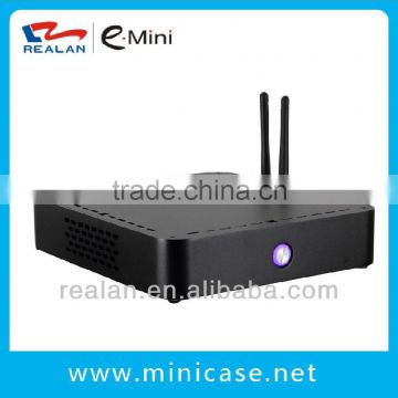 Realan LR-E450Q newest mini itx case mini pc host