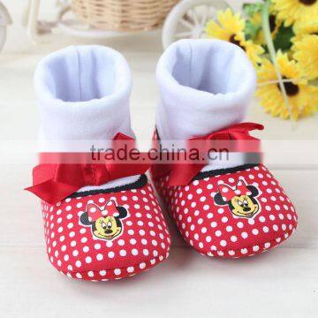 Best quality mickey cute high quality baby boots baby shoes