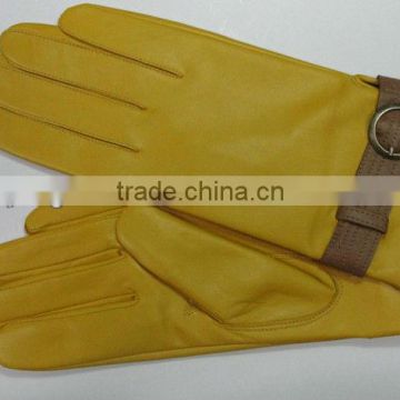 leather gloves/pu gloves with Snake Pattern