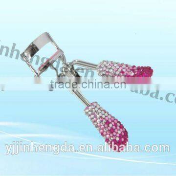 Personal care rhinestone handle eyelash curler