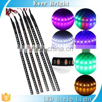 Black background colorful waterproof 30cm 3528 32SMD ranger flexible led strip light