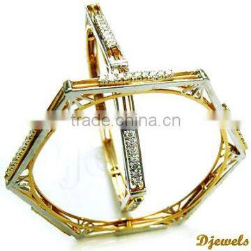 Diamond Gold Bangles, Ladies Diamond bangles, Bangles Jewellery