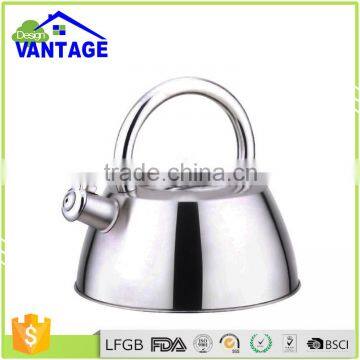 Capsulated bottom tea kettle stainless steel water tea kettle whistle chinese