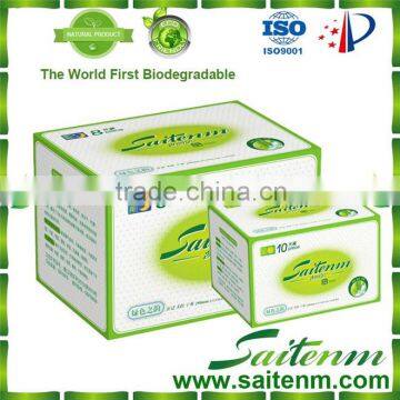 Biodegradable super soft sanitary materials allergy free and no itching