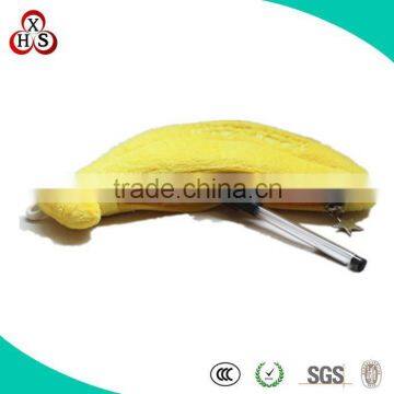 High quality fruit pencil case banana wholesale, OEM custom design your own pencil case