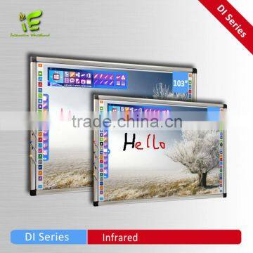 [Hot] multi touch infrared interactive whiteboard,electronic whiteboard for classroom,SKD IR smart board