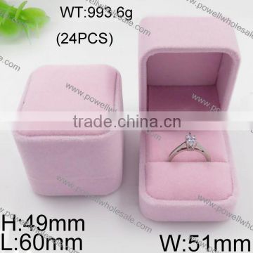 Fashion pink color good quality luxury jewelry box